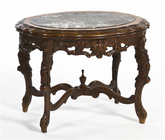 A Victorian Style Occasional Table having