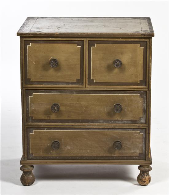 A Continental Painted Commode Cabinet 151422