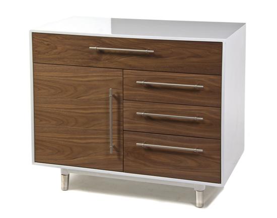 A Contemporary Walnut and Lacquered 151433