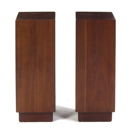 A Pair of Contemporary Mahogany