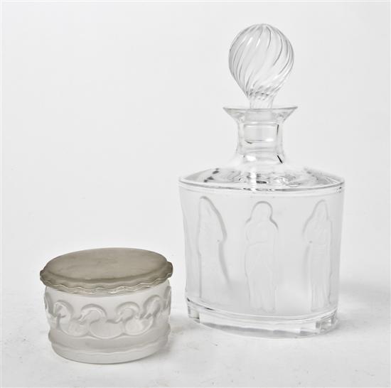 *A Lalique Molded and Frosted Glass