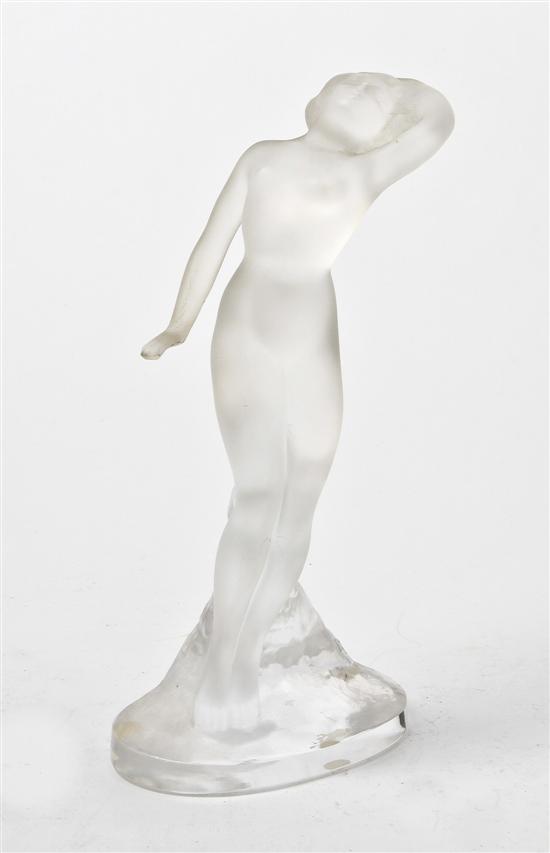 *A Lalique Molded and Frosted Glass