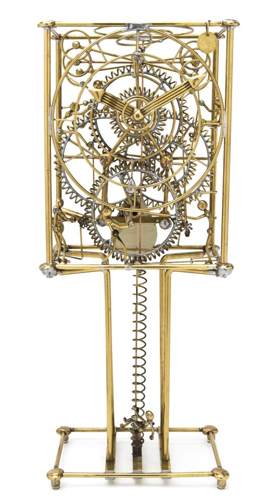 A Wirework Skeleton Clock Gordon 15144e