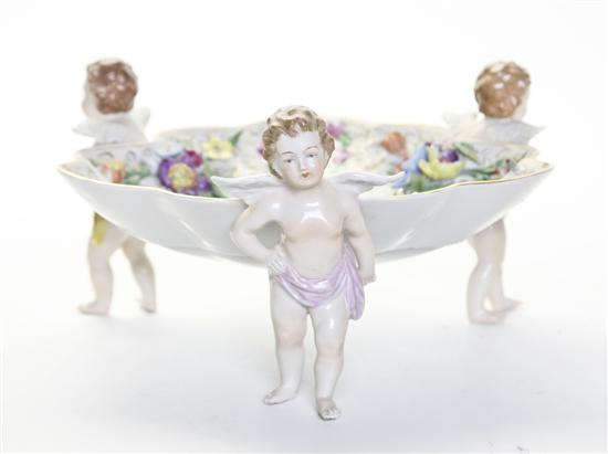 A Dresden Porcelain Figural Compote 151467