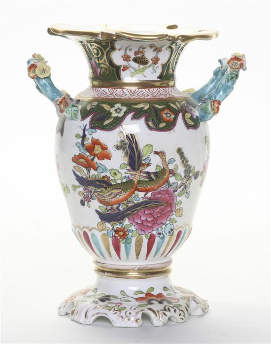 An English Ceramic Vase of baluster 15146b