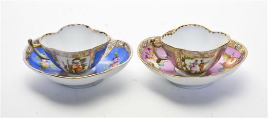 A Near Pair of Dresden Porcelain 151473