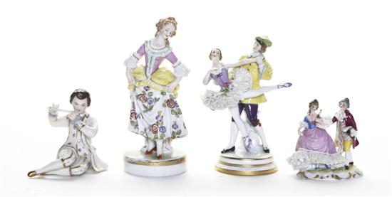 Four German Porcelain Figural Groups 151495