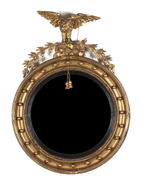 An American Federal Giltwood Bullseye