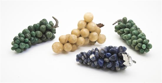 A Collection of Hardstone Fruit