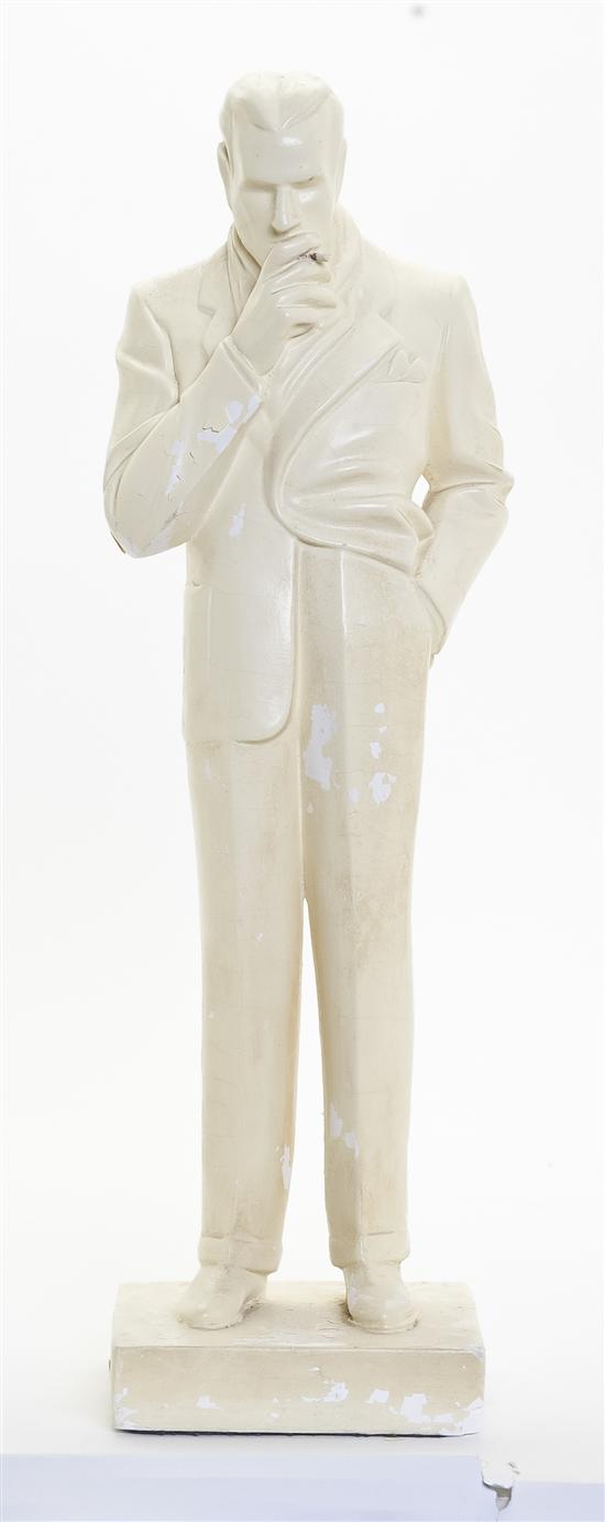 An Art Deco Style Plaster Figure 1514c1