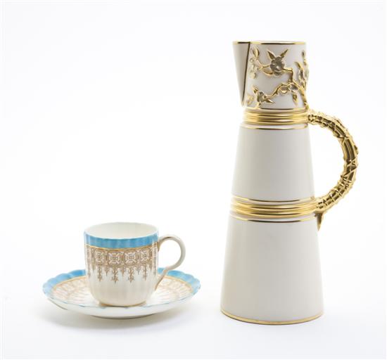 A Royal Worcester Pitcher together