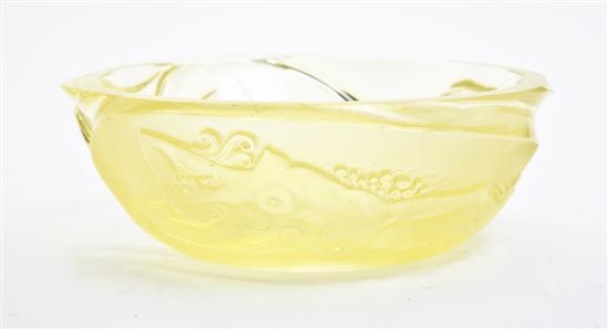  A Continental Art Deco Glass Bowl 1514f0