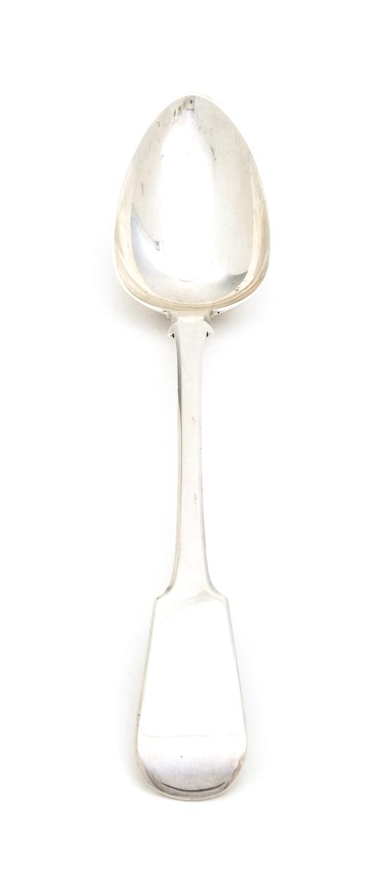 An English Silver Stuffing Spoon