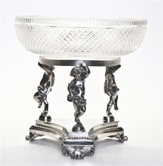 *An English Silverplate and Cut