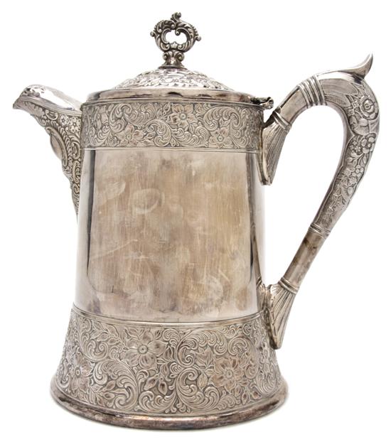 An American Silverplate Coffee