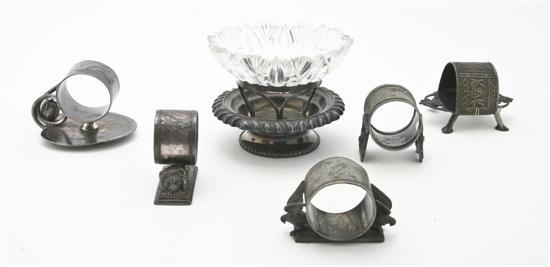 A Cut Glass Salt Dish on a Stand 151533