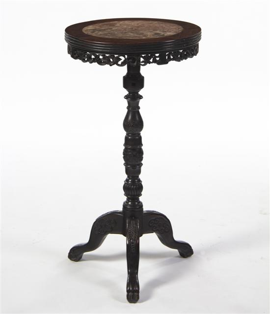 A Chinese Rosewood Pedestal having 15153a