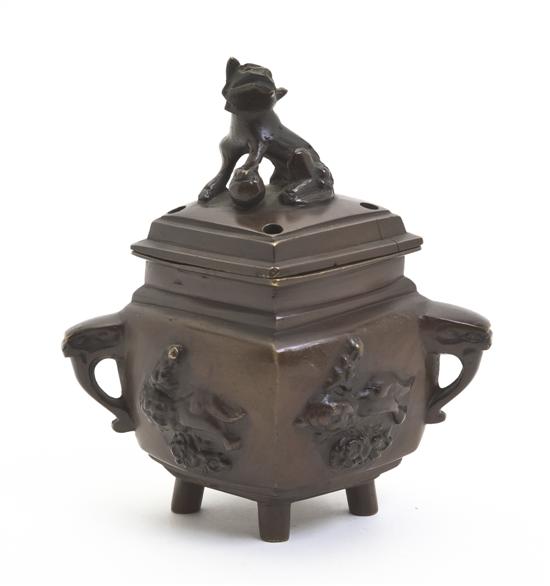 A Chinese Bronze Censer having 151564
