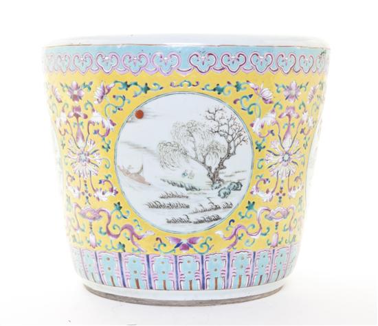 A Chinese Porcelain Jardiniere having