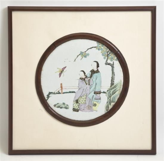 A Chinese Porcelain Roundel depicting 151592