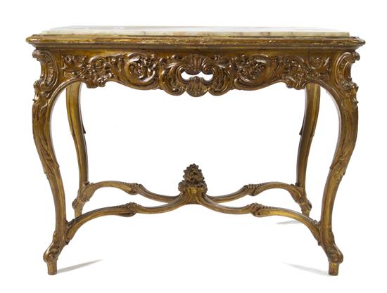 A Louis XV Style Giltwood Center 151650