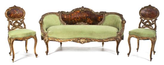 A Louis XV Style Giltwood and Vernis 151666