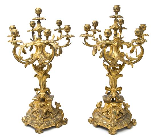 A Pair of Louis XV Gilt Bronze 151681