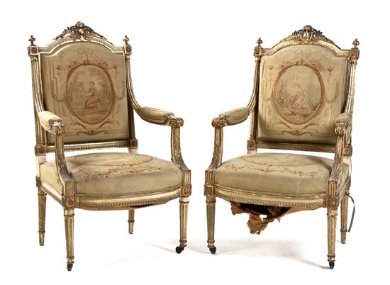 A Pair of Louis XVI Style Painted 1516a0