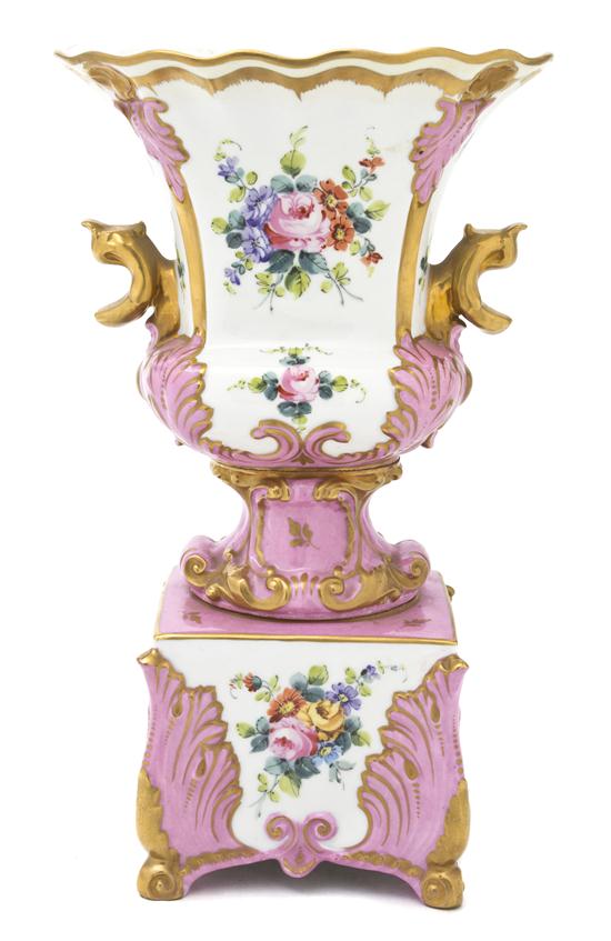 A Sevres Style Porcelain Cache 151704
