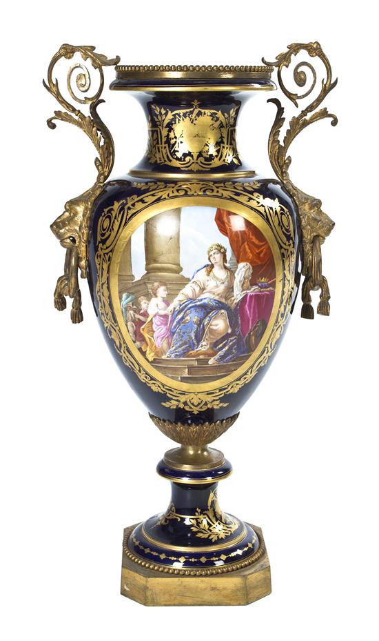 A Sevres Style Gilt Bronze Mounted 1516ff