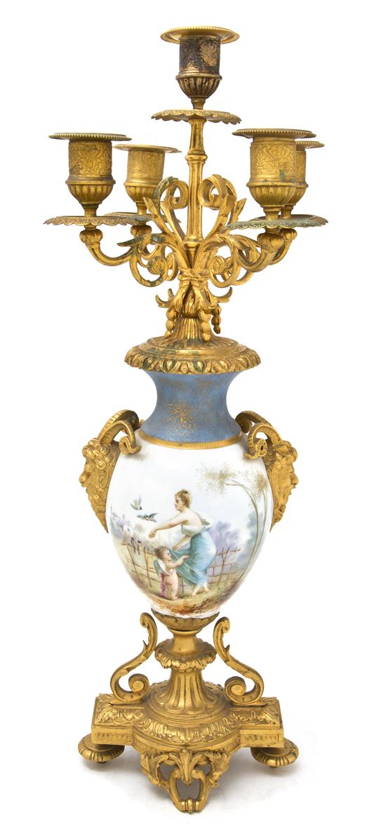 A Sevres Style Gilt Metal Mounted 151709
