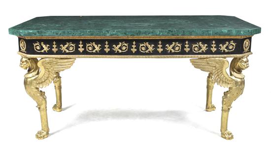 An Empire Style Patinated and Gilt 151756