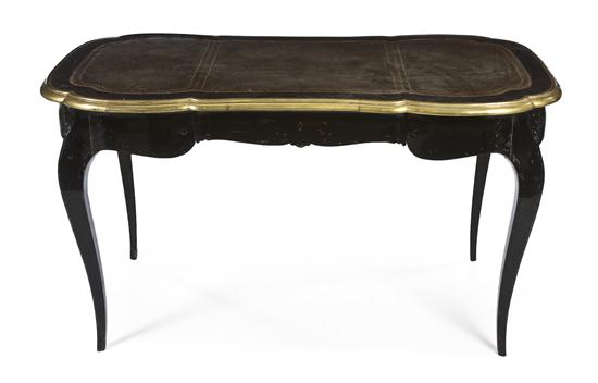 A Napoleon III Ebonized Bureau