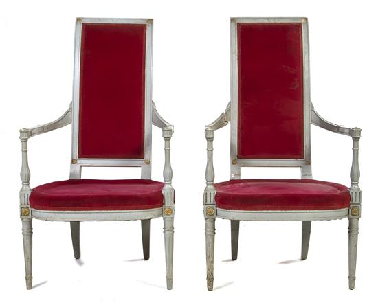 A Pair of Directoire Painted Fauteuils 151773