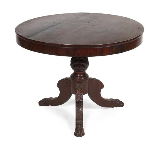 A Continental Mahogany Center Table 151786
