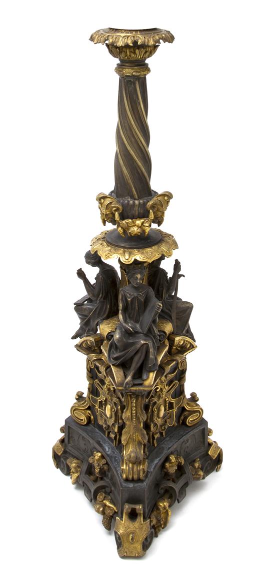 A Neoclassical Gilt and Patinated