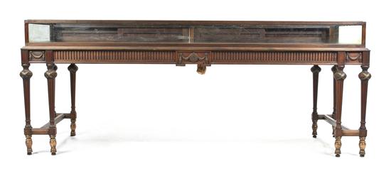A Neoclassical Vitrine Table having 1517b1