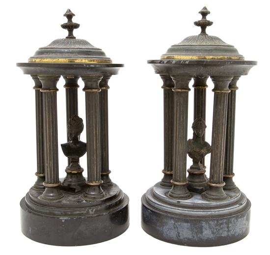 A Pair of Neoclassical Cast Metal 1517bf