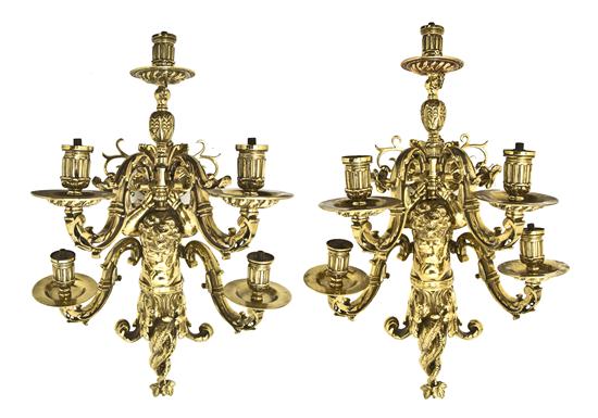 A Pair of Neoclassical Style Gilt 1517ca