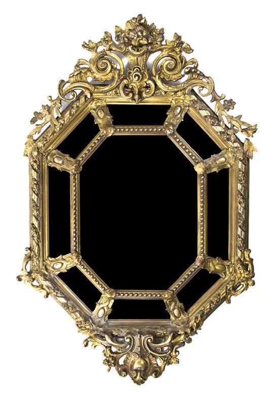 A Continental Giltwood Mirror having 1517d8