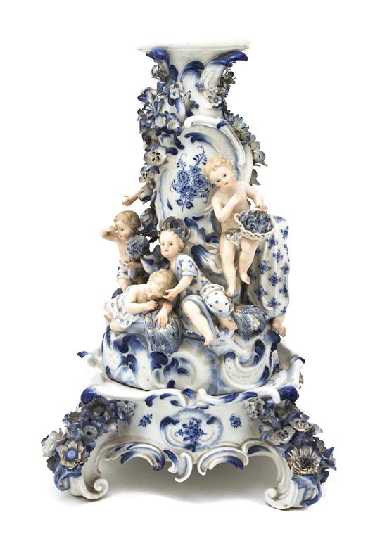 A Meissen Porcelain Figural Centerpiece 151802
