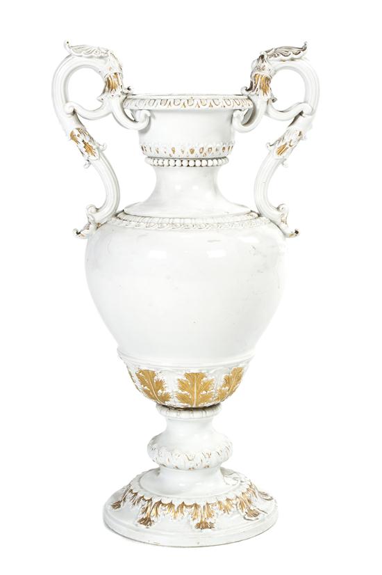 A Meissen Porcelain Urn of handled 151803