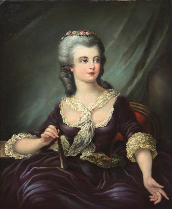 J. Martin (18th century) Portrait