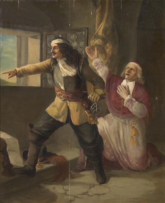 Artist Unknown Musketeer and Cardinal