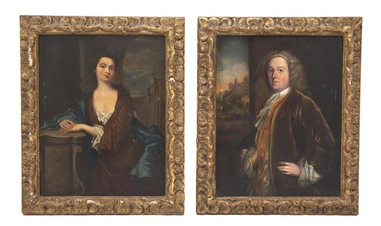 A Pair of English Paintings on