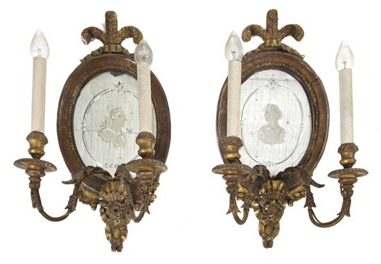 A Pair of Georgian Giltwood Wall 15184e