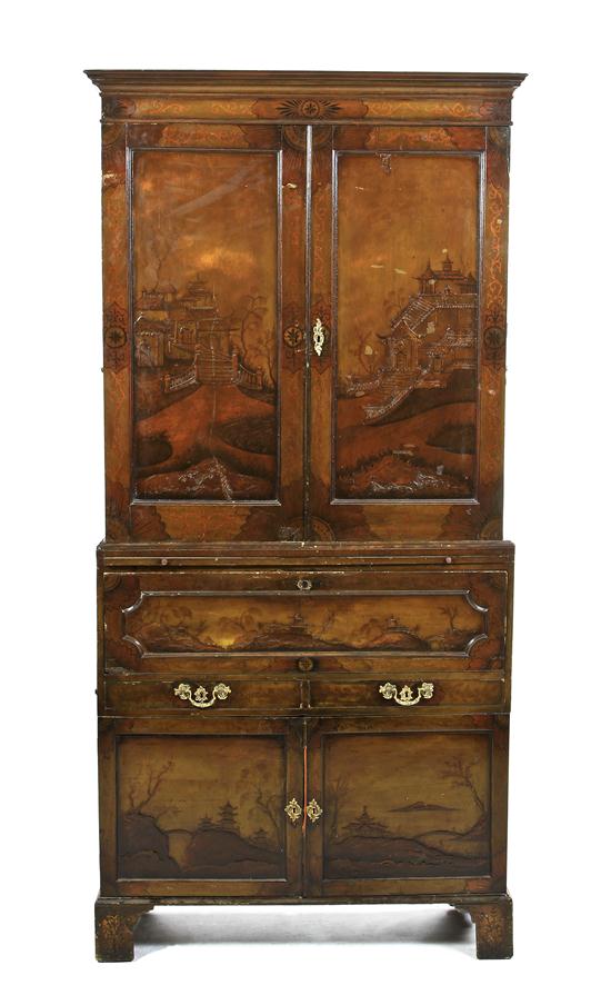 An English Lacquered Secretaire 151877