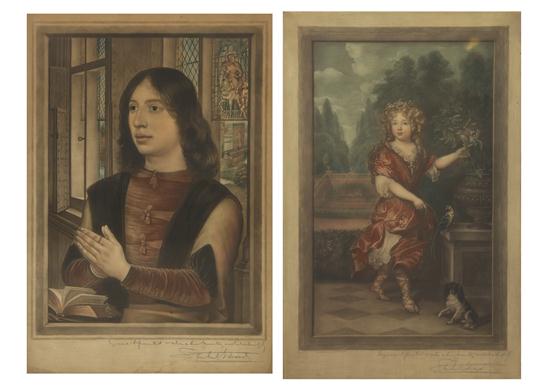 Two Continental Figural Prints 15187f