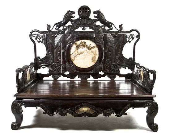 A Chinese Hardwood Opium Bed the 151887