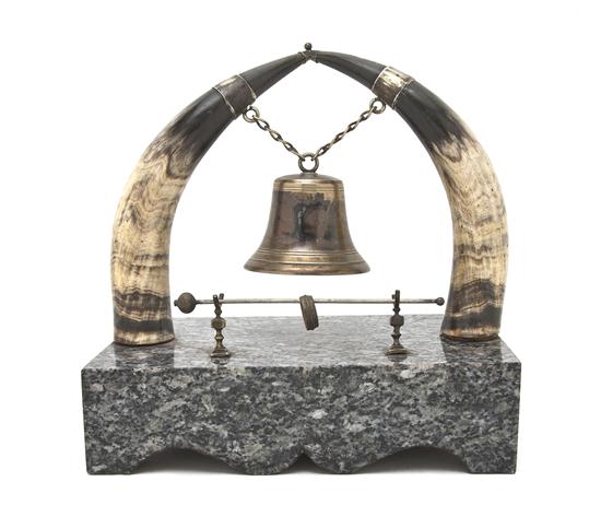 A Presentation Bell suspended from opposing